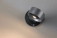 Paulmann Aussenleuchte 230V Cone Lamp IP44 8W 3000K silber anthrazit Alu Acryl