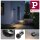 Paulmann Aussenleuchte 230V Cone Lamp IP44 8W 3000K silber anthrazit Alu Acryl