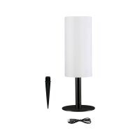 Paulmann Aussenleuchte Mobile Tischleuchte Pipe IP44 3000K 90 lumen 5V ladbar mit USB dimmbar