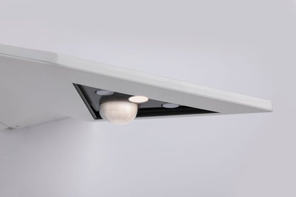 Paulmann Aussenleuchte Solar Wandleuchte Yoko IP44 3000K 150 lumen Bewegungsmelder Weiss