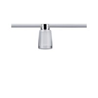 Paulmann URail Ceiling Safira 1x5,2W Chrom/Klar/Satin 230V Metall/Acryl