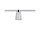 Paulmann URail Ceiling Safira 1x5,2W Chrom/Klar/Satin 230V Metall/Acryl
