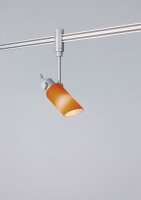 Paulmann 972.77 Schienen System L&E Phantom Spot Phila 40W G9 Chrome Matt/orange satiniert/gelb satiniert 230V Metall/Kunststoff/Glas