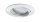 Paulmann SmartHome Bluetooth Goal Einbauleuchten LED 1x5,8W dimmbar schwenkbar 230/24V 51mm Weiß m/Alu Zink 50006.01