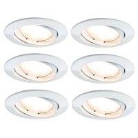 6x  Paulmann SmartHome Bluetooth Goal Einbauleuchten Set...