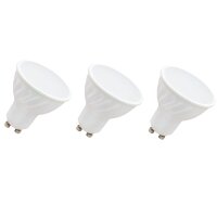 3x  Paulmann Premium Einbauleuchten Daz rund schwenkbar 4,5W LED 230V GU10 Weiß m./Schw. 926.81.3.LED3000K