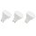 3x  Paulmann Premium Einbauleuchten Daz rund schwenkbar 4,5W LED 230V GU10 Weiß m./Schw. 926.81.3.LED3000K