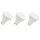 3x  Paulmann Premium Einbauleuchten Daz rund schwenkbar 4,5W LED 230V GU10 Weiß m./Schw. 926.81.3.LED3000K