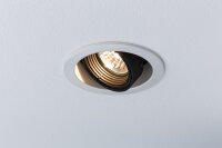 3x  Paulmann Premium Einbauleuchten Daz rund schwenkbar 5W LED 230V GU10 Weiß m./Schw. 926.81.3.LED4000K