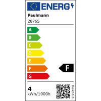 Paulmann LED Leuchtmittel E27 28765 Filament 4W dimmbar...