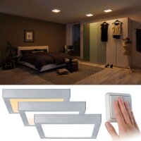 Deckenlampe Carpo panele LED Panel WarmDim 300x300mm 16W...