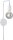 WallCeiling Calvani WL max 1x40W E27 Weiß 230V Metall