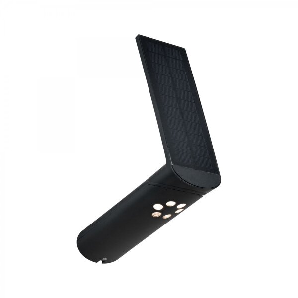 Outdoor Solar Wandleuchte Ilias IP44 3000K 100 lumen Bewegungsmelder Anthrazit