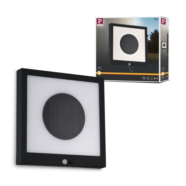 Outdoor Solar Panel Taija IP44 3000K 120 lumen Bewegungsmelder Anthrazit