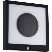 Outdoor Solar Panel Taija IP44 3000K 120 lumen Bewegungsmelder Anthrazit