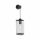 3x Outdoor 230V Wandleuchte IP44 E27 Klarglas/Grau ohne LM