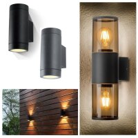 MILI LED Up&Down Aussenleuchte Wandleuchte GU10 E27...
