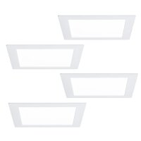 4 x Einbaupanel Neutralweiß 8W Verbrauch 550lm =...