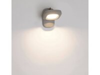 172758716 Philips myGarden Cloud LED Wandleuchte Aluminium Hellgrau 3W Warmweiss entspricht 26W 270 Lumen