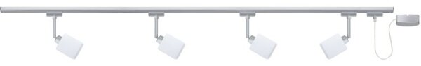 4 x Paulmann Lampenschirm Öffnung ca. 3,3 cm Quad Satin eckig Glas Ersatzglas, Schirm, Ersatzschirm
