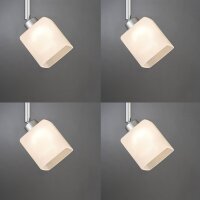4 x Paulmann Lampenschirm Öffnung ca. 3,3 cm Quad...