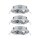 3er Pack  Paulmann Nova 924.88 Einbauleuchten schwenkbar max. 10W Chrom