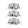3er Pack  Paulmann Nova 924.88 Einbauleuchten schwenkbar max. 10W Chrom