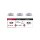 3er Pack  Paulmann Nova 924.88 Einbauleuchten schwenkbar max. 10W Chrom