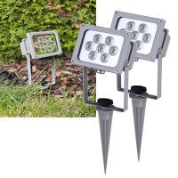 2x 7W Gartenleuchten Aussenleuchten Erdspieß-Lampe...