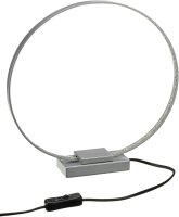 3W LED Action Tischleuchte Cerato stahl 180 Lumen incl. Lamp: 1x LED  3000K warmweiß