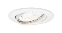 9er Set Einbauspot inkl. LED Leuchtmittel GU10 je 425 Lumen warmweiß 2700K 6,5W Verbrauch einbauspot weiss schwenkbar