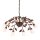 Leuchten Direkt 14491-48 "Mathilda" Pendelleuchte, Rost-Optik, 10xG9 40W, Innenleuchte, IP20