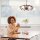 Leuchten Direkt 14491-48 "Mathilda" Pendelleuchte, Rost-Optik, 10xG9 40W, Innenleuchte, IP20
