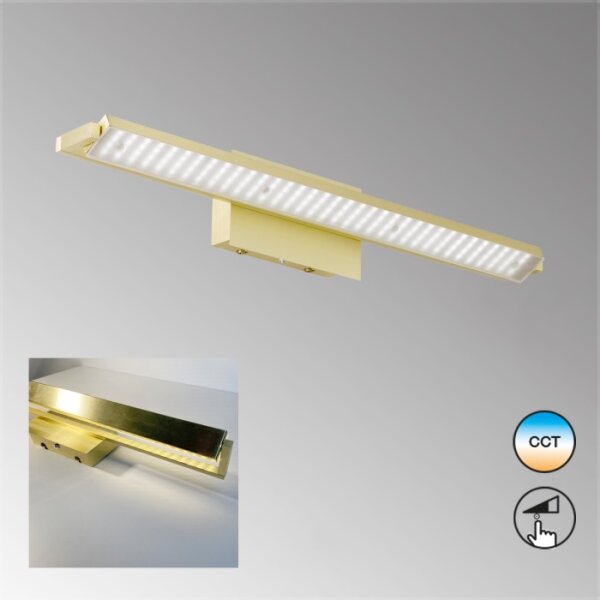 Fischer & Honsel 30294 LED Wandleuchte Pare Messing matt dimmbar Spiegelleuchte