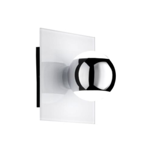 Wandleuchte 4326.01.01.2000 Wofi Mona LED Chrom/Weiß Rund 3,3W warmweiß starr