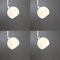 4 x Paulmann Lampenschirm Öffnung ca. 3,3 cm Wolbi...