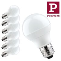 6er Set  Paulmann LED Leuchtmittel E27 7W 2700K 470 Lumen...