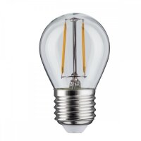 Paulmann LED Leuchtmittel E27 Tropfenform 2,6W klar...