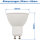 MC Shine by ETT LED Leuchtmittel GU10 7W 520Lumen 3000K warmweiß dimmbar weiß