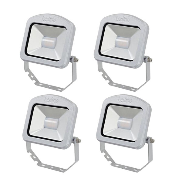 LED Strahler Außen 4 Stück, Außenstrahler Superhell 10W 4000K Neutralweiß Wasserdichte IP54  840 Lumen