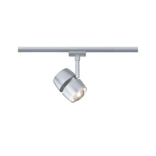 4er Set  Paulmann 969.35 URail Spot Oculus 2x5W Chrom matt 230V Metall dimmbar 2700K entspricht 2x 40W Licht 2x 300 lm