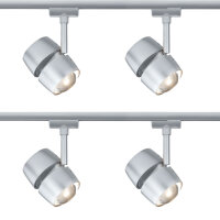 4er Set  Paulmann 969.35 URail Spot Oculus 2x5W Chrom...