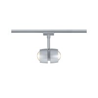 4er Set  Paulmann 969.35 URail Spot Oculus 2x5W Chrom matt 230V Metall dimmbar 2700K entspricht 2x 40W Licht 2x 300 lm