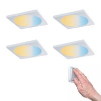 4er Set Paulmann Premium Einbaupanele 92802 eckig...