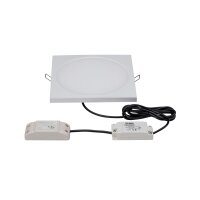 4er Set Paulmann Premium Einbaupanele 92802 eckig weiß matt IP65 900Lm 9W 2000-4000K 3 helligkeits Stufen ergibt 90W Licht - Ausschnitt 15cm