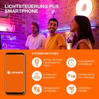 LEDVANCE Smarte LED-Lampe mit ZigBee, Sockel E27,...