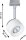 Paulmann URail LED Schienenspot Pane Einzelspot 400 lumen 7,4W 2700K dimmbar 230V Weiß Chrom matt 95374 entspricht 50W Licht