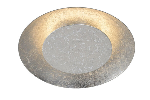 Lucide FOSKAL LED Deckenleuchte 6W Silber Warmweiß 2700K 480 Lumen indirekte Beleuchtung