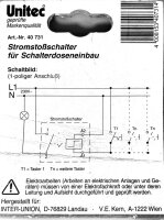 Unitec Stromstoßschalter 10A für...