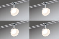 4x Paulmann Rail Systems Spot IceLED I 4W Chrom matt...
